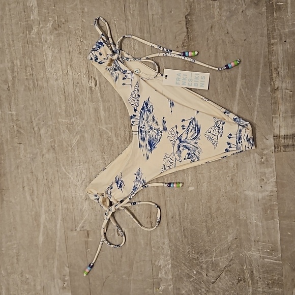 💕FRANKIES BIKINIS💕 Sand String Bikini Bottom  ~ Surfer Dude Print XL NWT - Picture 4 of 11